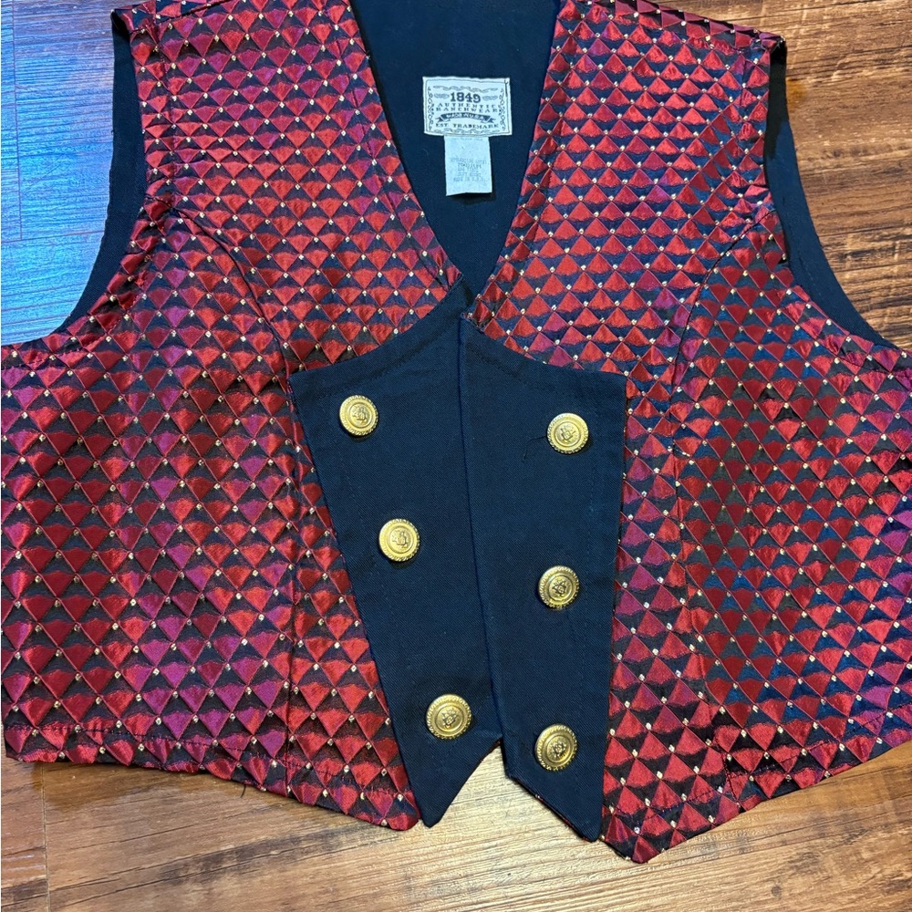 1849 authentic ranchwear Womens Vest Western Size Medium